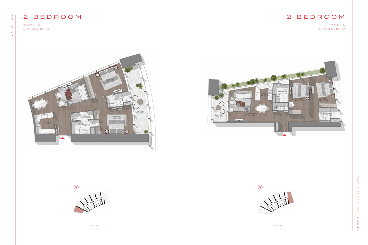 2 Bed Type 2 & 4